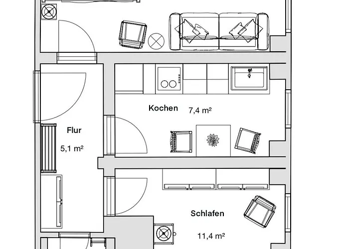 Ruhiges Hinterhof Im Herzen Der Neustadt Appartement *